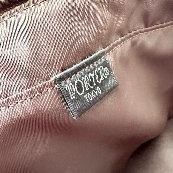 Porter Tokyo 70th Anniversary Yoshida & Co Limited Glow Brown Satin Briefcase - Picture 11 of 12